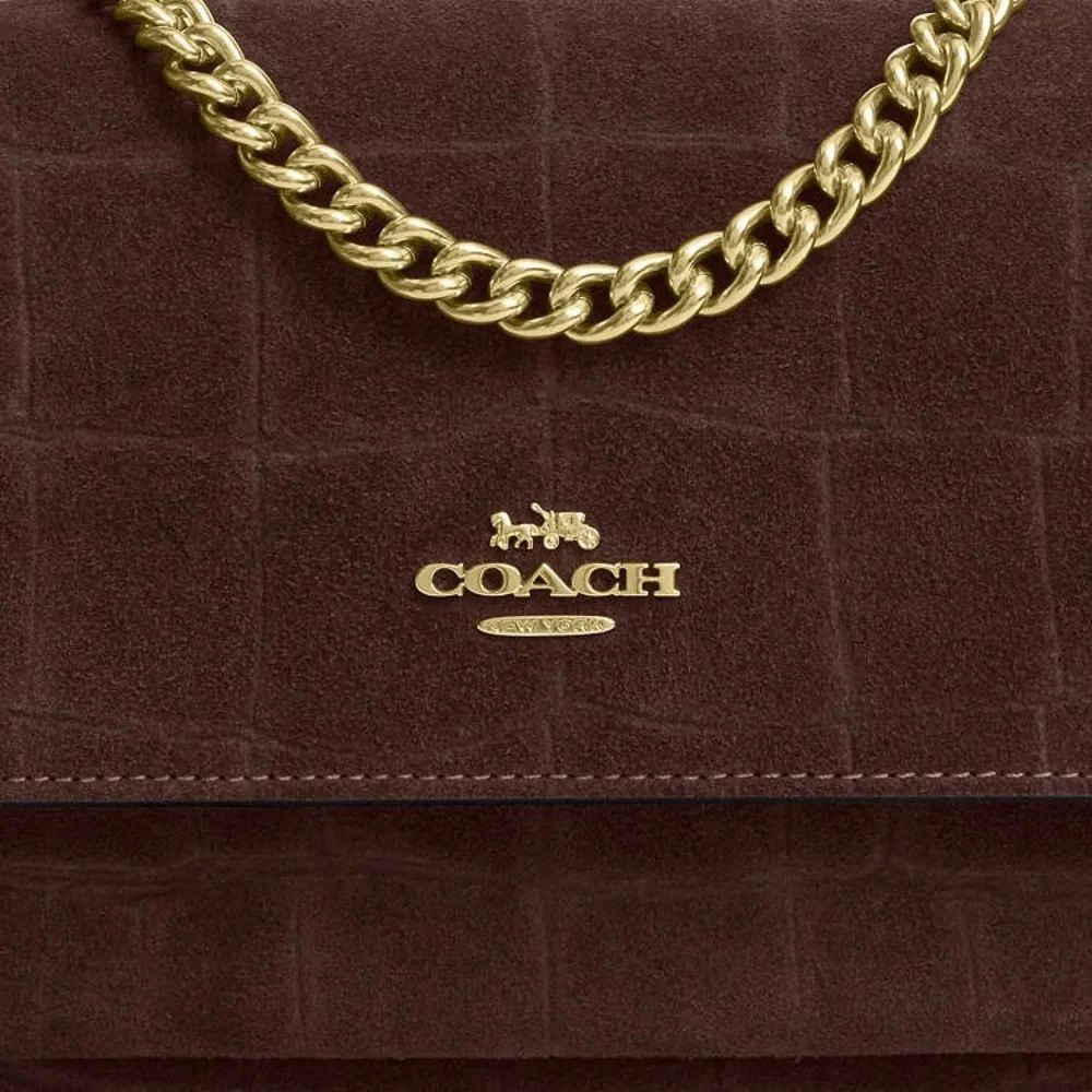 NWT‎ COACH Mini Klare SuedeCrossbody Bag - Picture 12 of 12